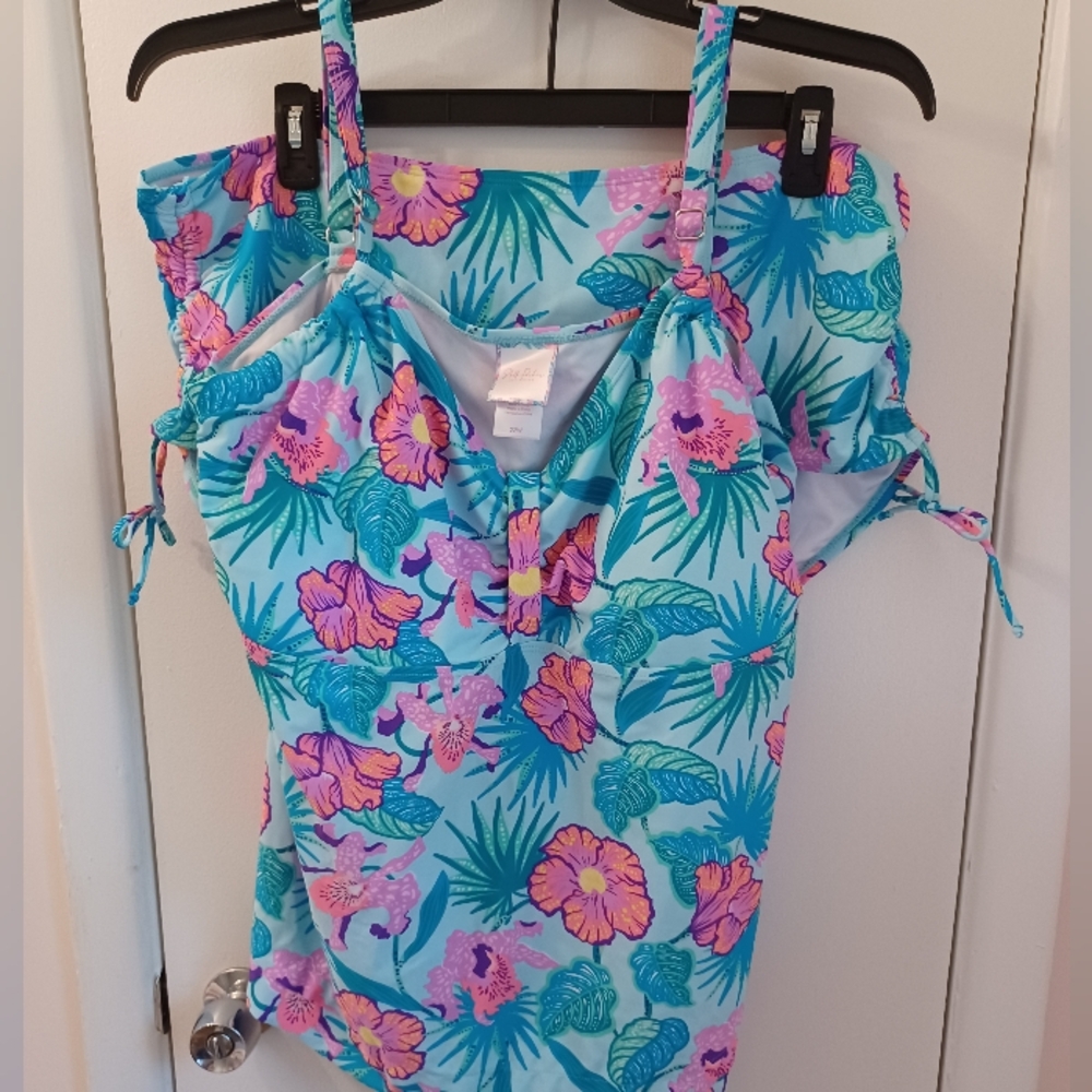 Stella Parker Tropical Floral Swimsuit